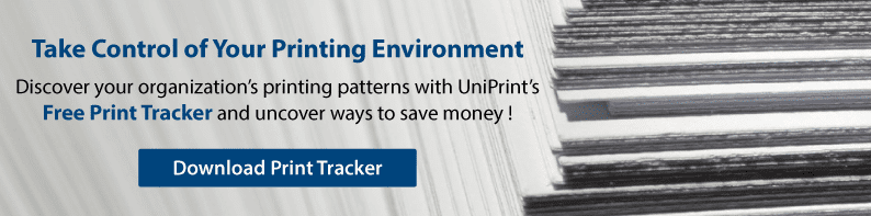 UniPrint print tracker tool