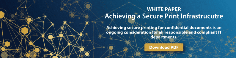 white paper achieving secure print infrastructure