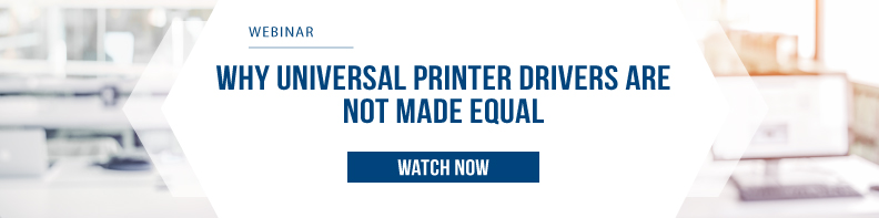 Why Universal Printer Drivers are Not Made Equal