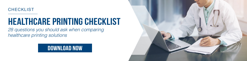 checklist healthcare printing