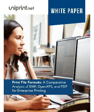 Print File Formats: A Comparative Analysis of EMF, OpenXPS and PDF for Enterprise Printing